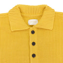 ORANGE SHAKER STITCH POLO SHIRT