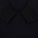 NAVY BUTTON TURTLENECK SWEATER