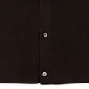 BROWN FULL BUTTON POLO CARDIGAN