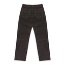 MAROON SUEDE WESTERN PANTS