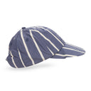 NAVY/WHITE STRIPED CRUSHER HAT