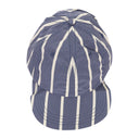 NAVY/WHITE STRIPED CRUSHER HAT