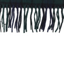 BLACK WOOL PLAID SCARF