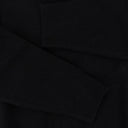 BLACK BOILED WOOL TURTLENECK SWEATER