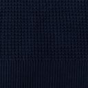 NAVY WAFFLE V-NECK SWEATER VEST