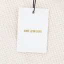 CREAM MERINO WAFFLE CREWNECK SWEATER