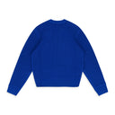 PINK MERINO WAFFLE CREWNECK SWEATER