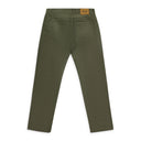 GREEN MICRO CORD RELAXED-FIT JEANS