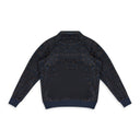 BLACK NEW BALANCE FLEECE POPOVER WORK JACKET