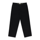 BLACK STRAIGHT FIT CHINO PANTS