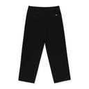 BLACK STRAIGHT FIT CHINO PANTS