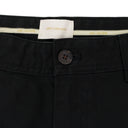 BLACK STRAIGHT FIT CHINO PANTS