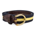 MULTI DRAKE'S STRIPED WEB BELT