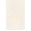 OFF-WHITE EYELET KNIT SCARF