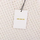 CREAM WAFFLE V-NECK SWEATER VEST