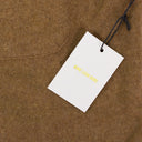 BROWN MERINO WOOL BUTTON-DOWN SHIRT