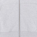 GRAY CREST ZIP UP HOODIE