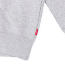 GRAY CREST ZIP UP HOODIE