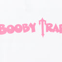 WHITE/PINK BOOBY TRAP T-SHIRT