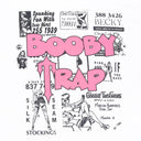 WHITE/PINK BOOBY TRAP T-SHIRT