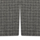 BLACK/WHITE SINGLE PLEATED DRESS TROUSERS