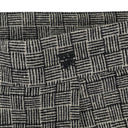 BLACK/WHITE SINGLE PLEATED DRESS TROUSERS
