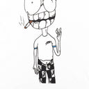 WHITE MATTY BOY T-SHIRT
