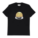 BLACK SNOW GLOBE V NECK T-SHIRT