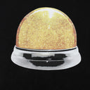 BLACK SNOW GLOBE V NECK T-SHIRT