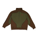 GREEN/BROWN JORDAN ZIP UP TRACK JACKET