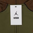 GREEN/BROWN JORDAN ZIP UP TRACK JACKET