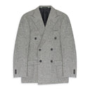 GRAY DONEGAL DOUBLE BREASTED WOOL SUIT