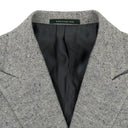 GRAY DONEGAL DOUBLE BREASTED WOOL SUIT