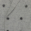 GRAY DONEGAL DOUBLE BREASTED WOOL SUIT