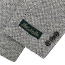 GRAY DONEGAL DOUBLE BREASTED WOOL SUIT