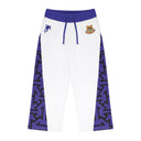 WHITE/PURPLE BAGITOL TRACK PANTS