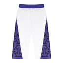 WHITE/PURPLE BAGITOL TRACK PANTS