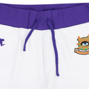 WHITE/PURPLE BAGITOL TRACK PANTS