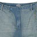 BLUE MOTO STRAIGHT-FIT JEANS