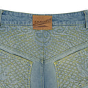 BLUE MOTO STRAIGHT-FIT JEANS