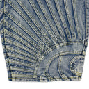BLUE ALL SEEING STRAIGHT-FIT JEANS