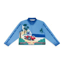 BLUE TECHNICAL RACING TRACK JACKET