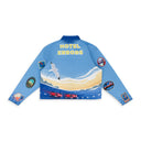 BLUE TECHNICAL RACING TRACK JACKET