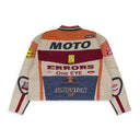 ORANGE MOTO TRACK JACKET