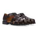 BROWN FISHERMAN SANDALS