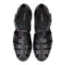 BLACK FISHERMAN SANDALS
