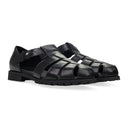 BLACK FISHERMAN SANDALS