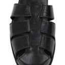 BLACK FISHERMAN SANDALS