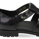 BLACK FISHERMAN SANDALS