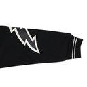 BLACK LIGHTNING VARSITY JACKET